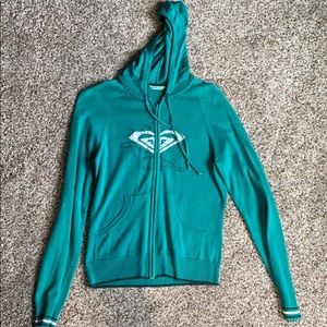 Roxy zip up sweatshirt